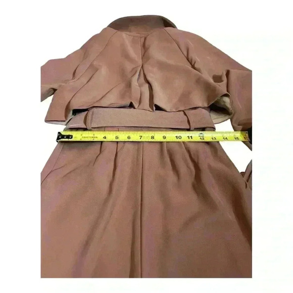 MUKOK STUDIO Belted Utility Jumpsuit Size S women’s pants camel/tan - Picture 11 of 13